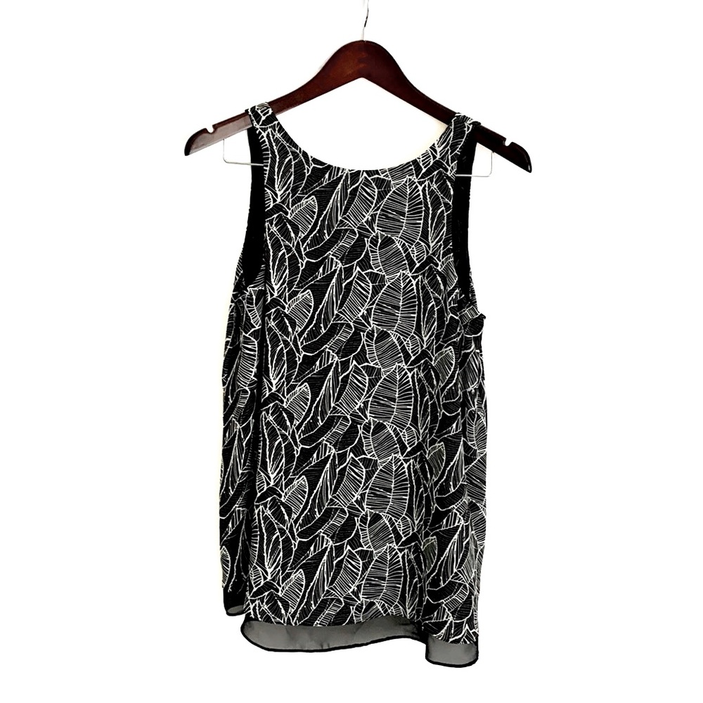 LOFT Leaf Print Layered Tank - Picture 9 of 15